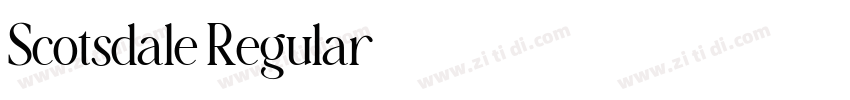 Scotsdale Regular字体转换 Scotsdale Regular字体转换